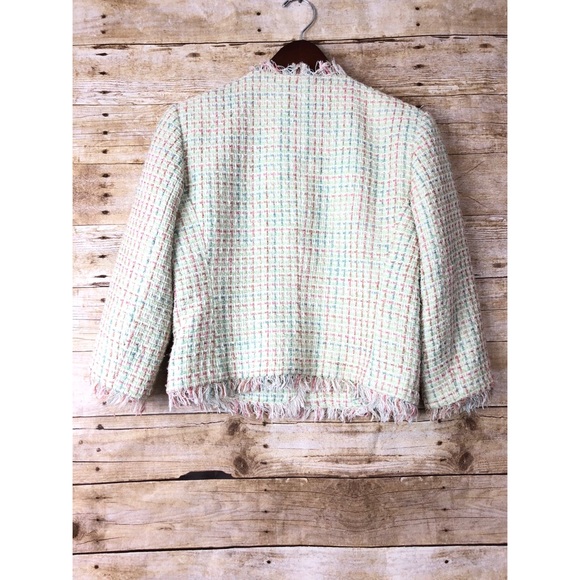 🔸A.B.S by Allen Schwartz Twill Cropped blazer - Picture 2 of 5